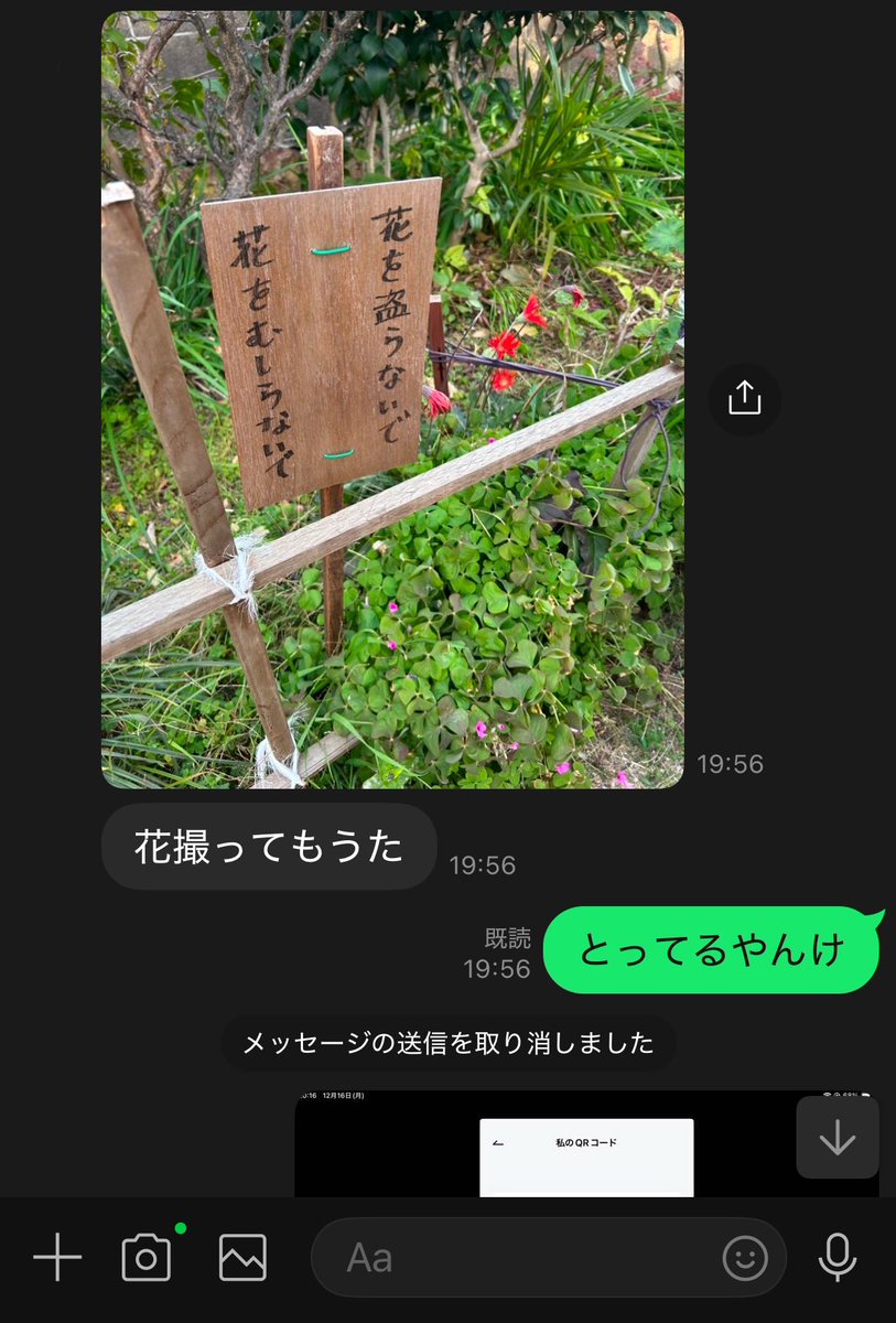 弟とのLINE 3