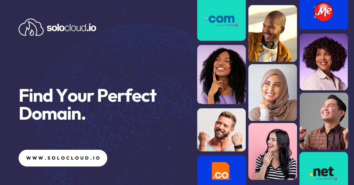 mysolocloud's tweet photo. 🎯 Every great project starts with the perfect domain.

SoloCloud offers:
✔ Seamless domain search and registration
✔ 100s of TLDs to match your project
✔ DNS management made simple

💡 Your idea deserves a home. Get your perfect domain today!

#Domains #WebHosting https://t.co/CFBLDsWqeG