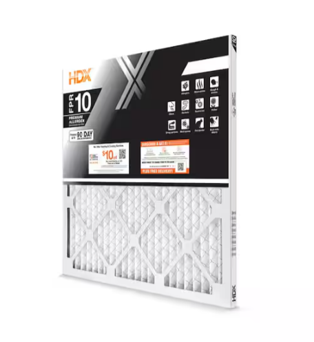 Buyfilterstore's tweet image. Breathe easier with HDX&apos;s Premium Pleated Air Filter! 🌬️ FPR-10, MERV-13 — it protects against smog, odors, bacteria &amp;amp; viruses! Get cleaner air for up to 90 days for just $23.00. Made in the USA! 🌟 #AirFilterReplacement #AirFiltration #AllergyRelief shortlink.store/vfad_s7peacu