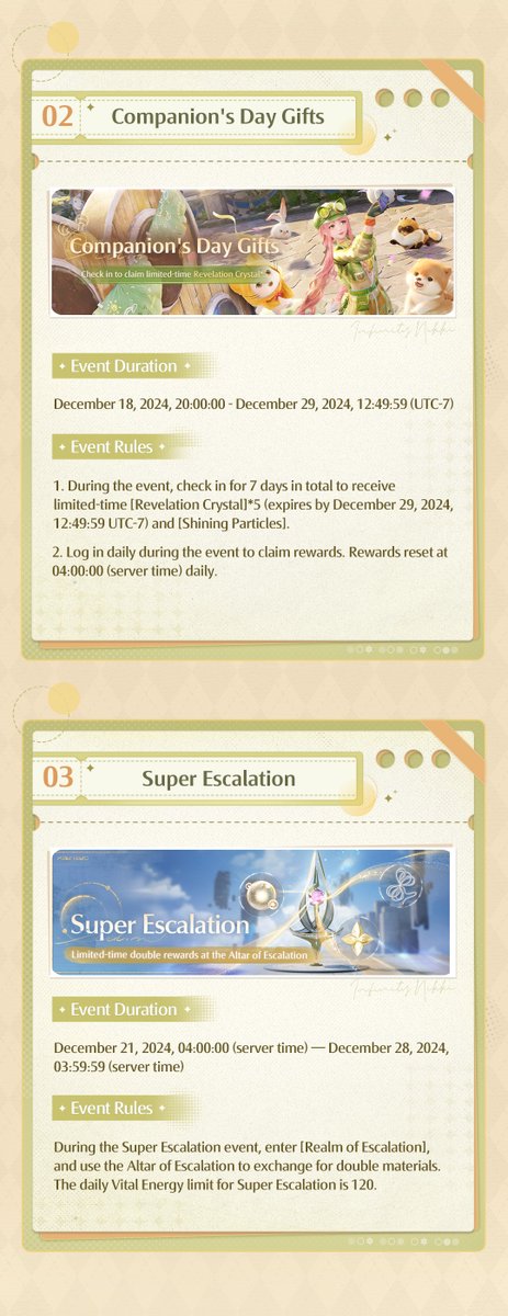 InfinityNikkiEN's tweet photo. Version 1.0 Exploration Season | Companion's Day
Companion's Day kicks off on December 18!

Scrub-a-Dub-Dub-Dub!
Stylists, check out the latest event details now!

——
The Coziest Open-World Game
Infinity Nikki Available Now!
➤ Download Now: https://t.co/30AcRL0uSm
➤ Join us on Discord: https://t.co/QvZPw1gJOV
#InfinityNikki