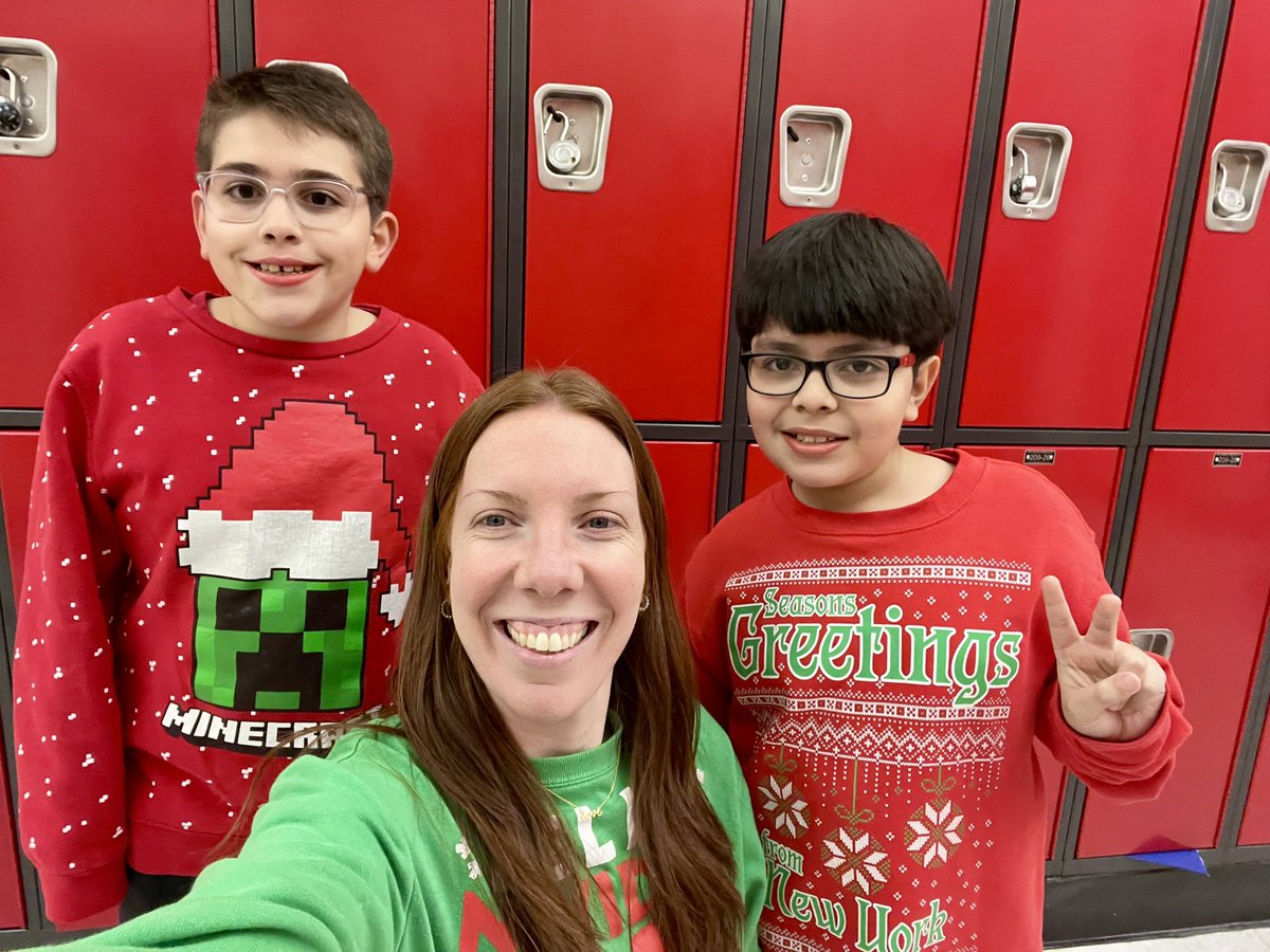 Allabouttheyet's tweet image. 🎄It’s officially (UGLY) Sweater Weather! @MineolaMS celebrated together at our annual Ugly Sweater Dance.
📸 Check out all the holiday spirit!
#MineolaProud