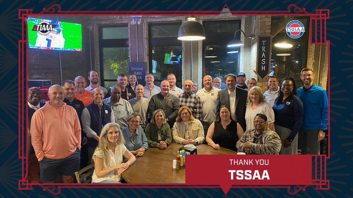 Thank you @tssaa for sponsoring our Tennessee AD dinner tonight! We are thankful for our continued partnership! #ADConf24