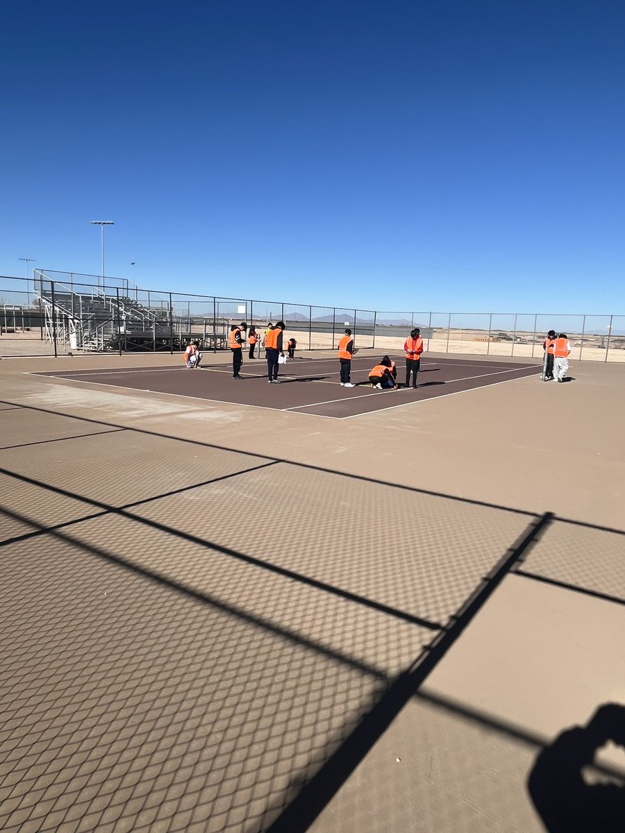 high_scorpion's tweet image. Principles of Construction finishing the semester project.Measuring 🏀🏐🎾🦺📏. #ScorpionStrong