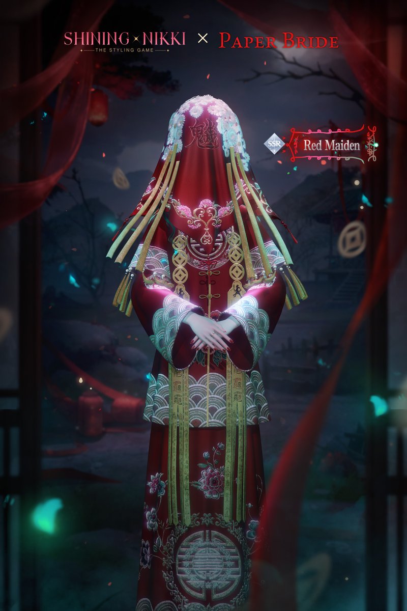 ShiningNikki_SN's tweet photo. ✨Red Paper Bride✨
SSR set: Red Maiden

Event Time:
2024/12/20, 5:00 - 2025/1/1, 23:59

>>>Download Game: https://t.co/yKaTRqwPSz

#ShiningNikki #Papergames https://t.co/M3j8rxh26a