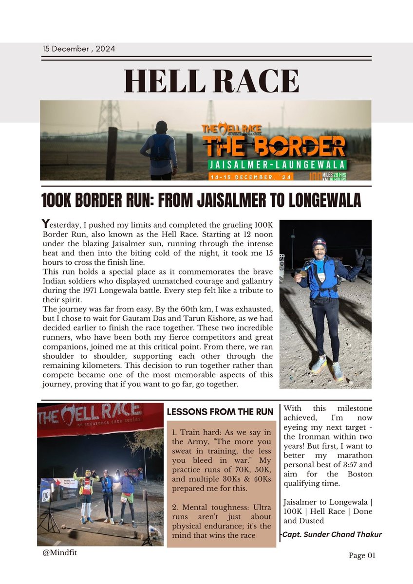 CaptSunderChand's tweet photo. My experience of running the Hell Race!
#hellrace https://t.co/twEnHncwqP