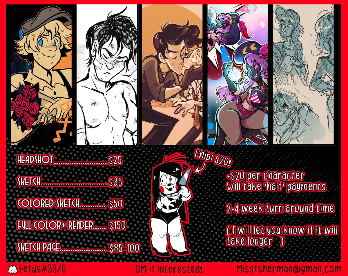 Fetoscopy's tweet image. WOW. Commissions open!  DM if interested or feel free to add me on Discord! :D