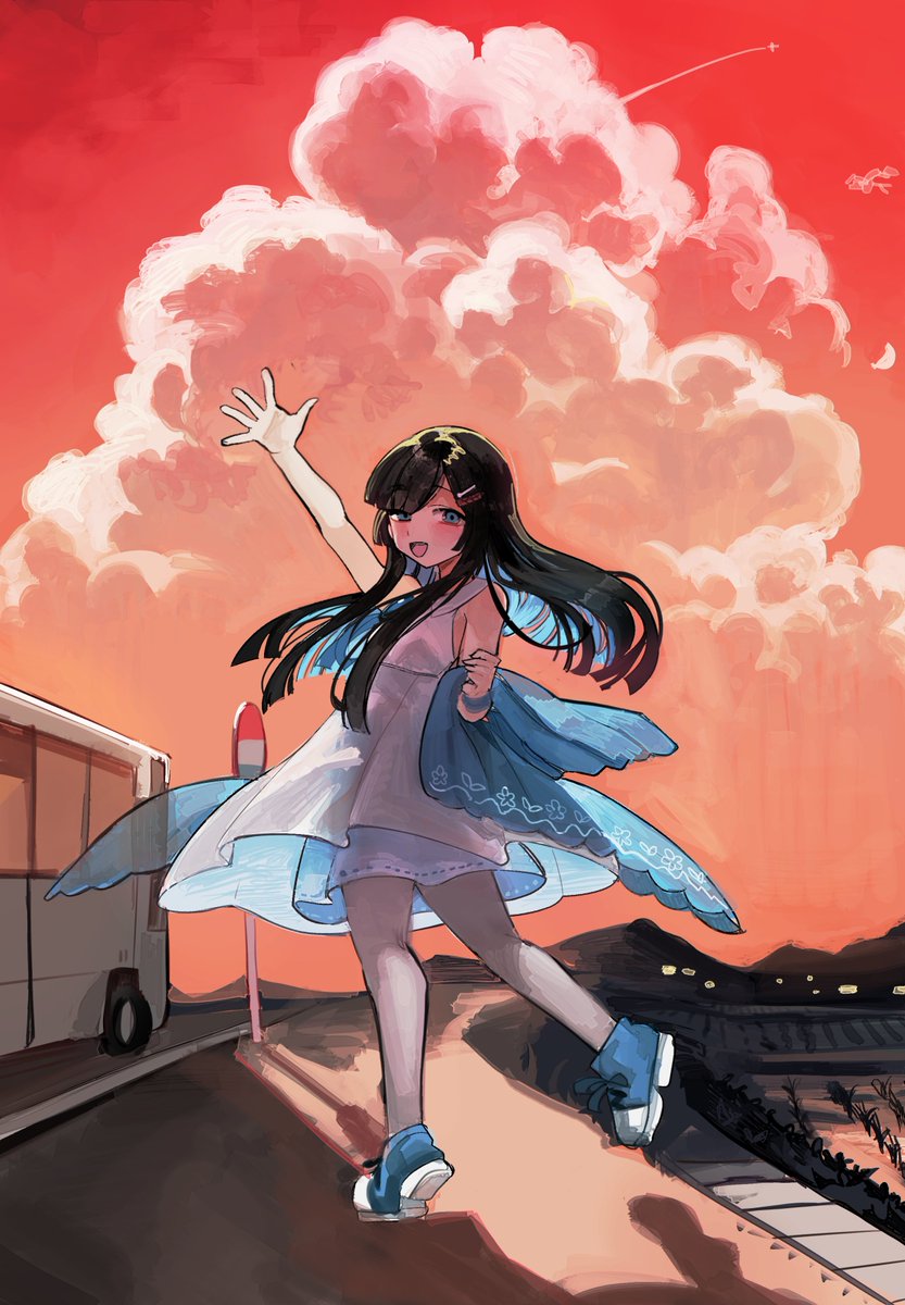 双葉湊音と夏の帰り道 