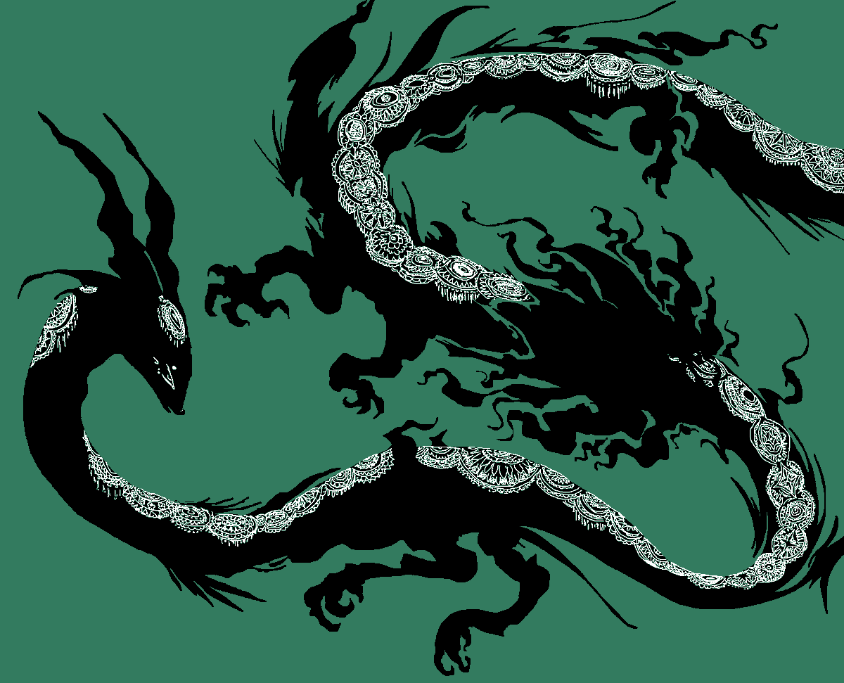 Zughase's tweet photo. doily dragon https://t.co/9JlXjNW65F