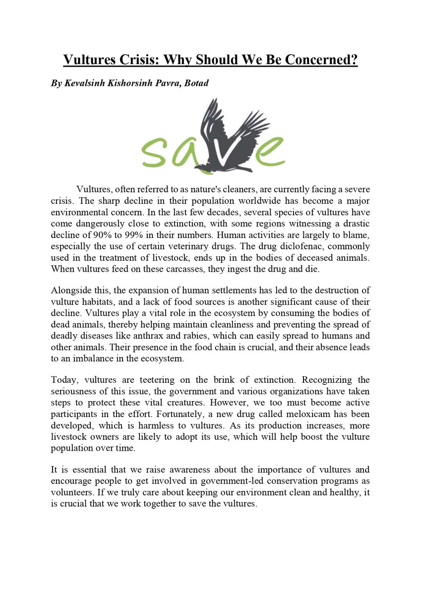 KKPavra97's tweet photo. Vultures are nature’s cleanup crew. When they disappear, ecosystems suffer. Let’s stand up for their survival and protect them before it’s too late.
#savevultures #savebird
#VultureConservation #WildlifeProtection #BirdsOfPrey @VultureConserva @BirdLife_News @WWF #Animal #peta https://t.co/zssvwbudBZ