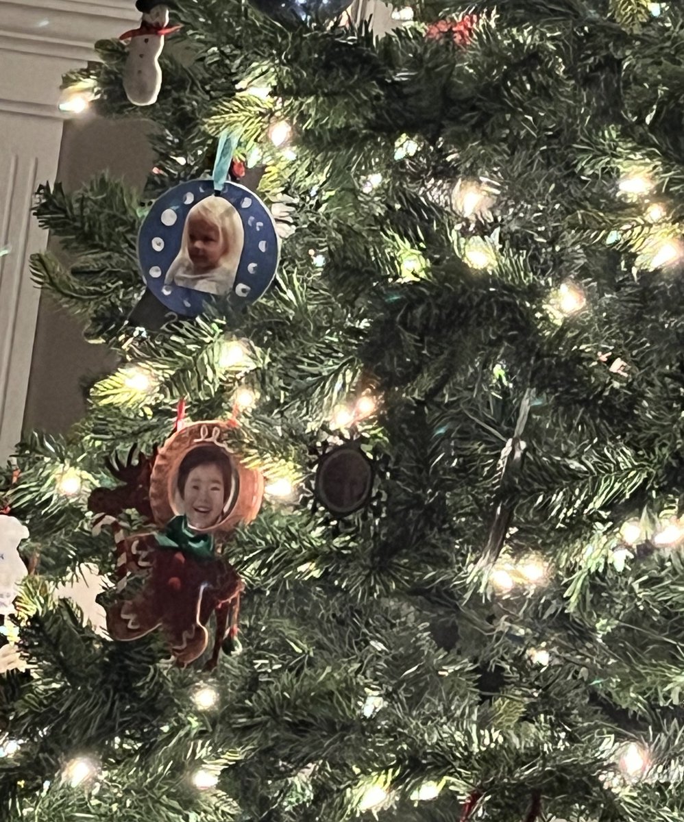 shoesonplease's tweet image. Reflecting, peaceful, almost in the Christmas spirit when I realize one of my kids has been swapped for a stock photo on the tree 😂 

#MiddleChild