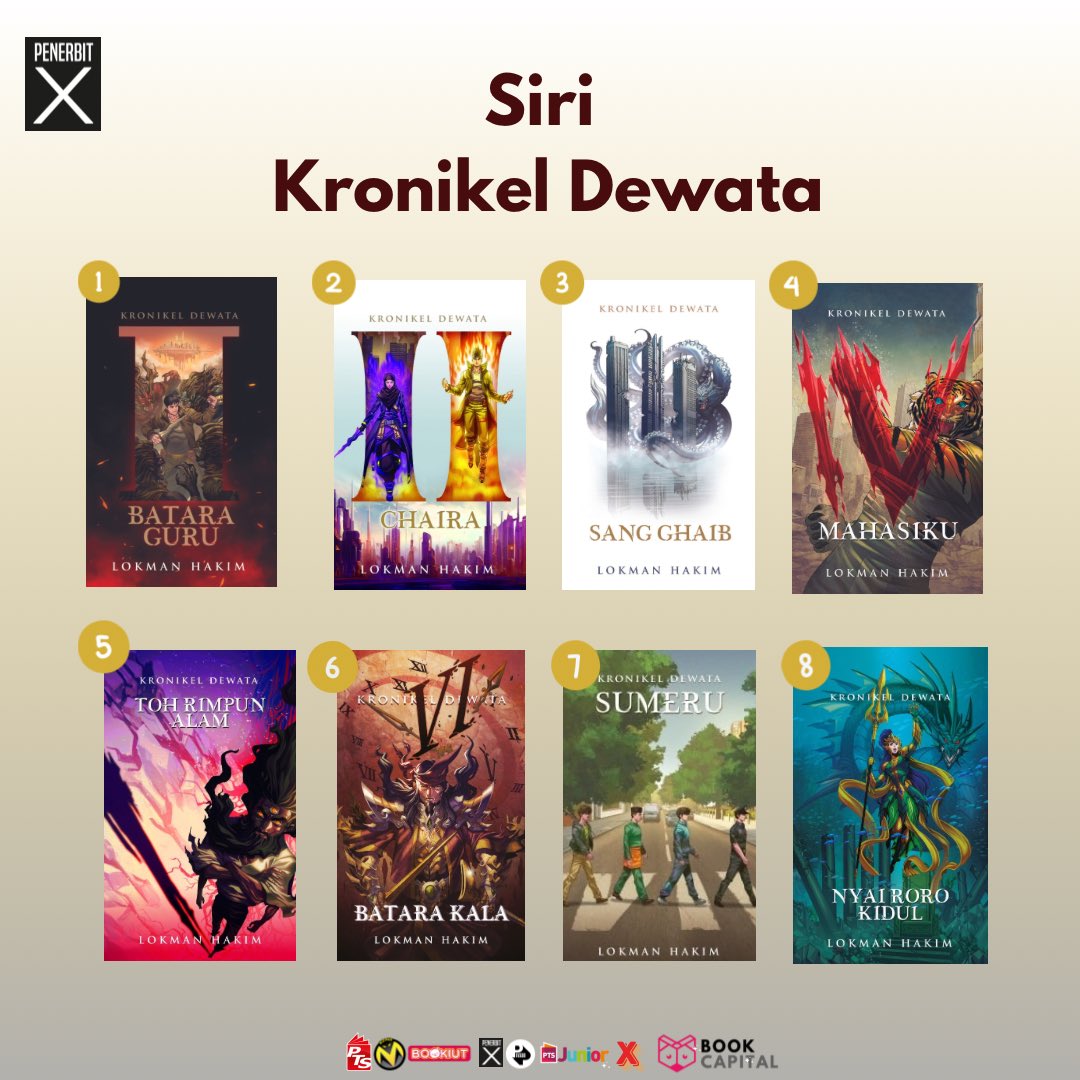 Mari sama-sama kita ikuti perjalanan Ezani mencari kebenaran dan kekuatan diri dalam siri Kronikel Dewata. Anda boleh membuat pembelian buku-buku ini di Book Capital dan berpeluang untuk sertai kempen Beli &amp; Menang Bersama PTS. Tertakluk kepada terma dan syarat. 

#bacalokal