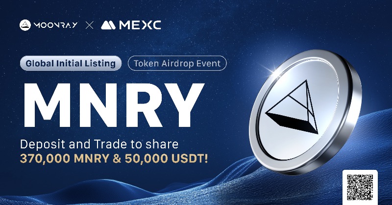 MEXC's tweet photo. 🔥 The @moonraygame / $MNRY Token Airdrop Event is in full swing!

👉 Deposit &amp; trade $MNRY to share 370,000 MNRY &amp; 50,000 USDT in prizes!

⏰  Ends on 04:00 Dec 29, 2024 (UTC)

🎁 Spread the word now to win a share of 5,000 $MNRY:
https://t.co/0Uw3Ycwkjn