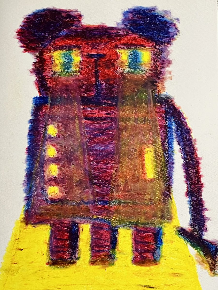 このロボットのおなかに食べられた！