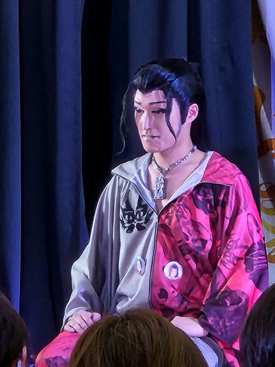 hiro57728960's tweet photo. 口上挨拶
毎回総座長が説明とお詫びのご挨拶🙇‍♀️
ガラスの様な繊細の子なので帰って来たら皆さん温かく迎えてくださいとお願いしてます勿論です🧡🫰
 #劇団美山
 #つくば湯〜ワールド https://t.co/EuYROvtzfm