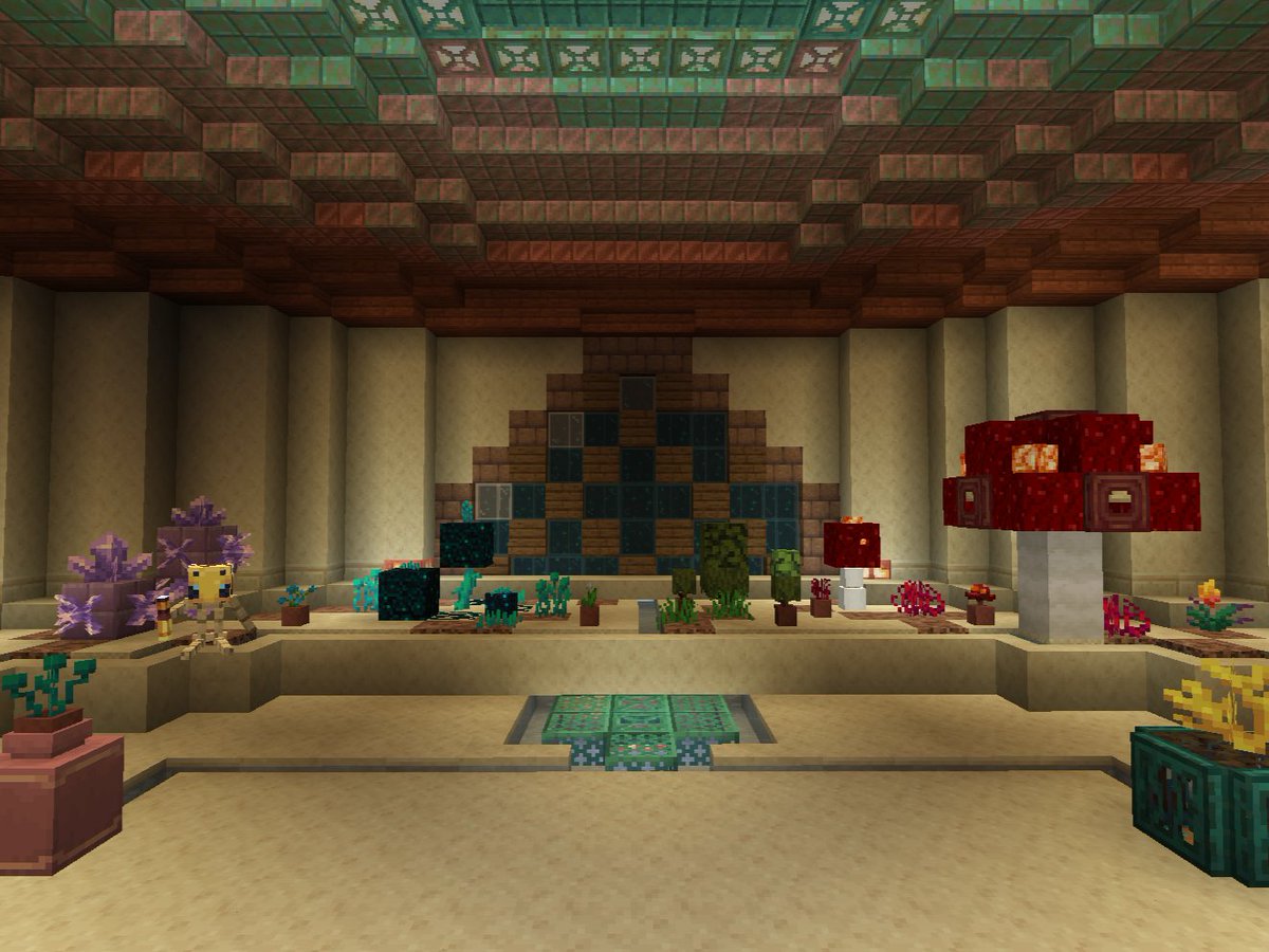 Just_LuPi_'s tweet photo. Coming up with different plants and flowerpots for a very special room with the help of armour stands. Inspired by Nausicaä of the Valley of the Wind. https://t.co/m62qQyjxsf