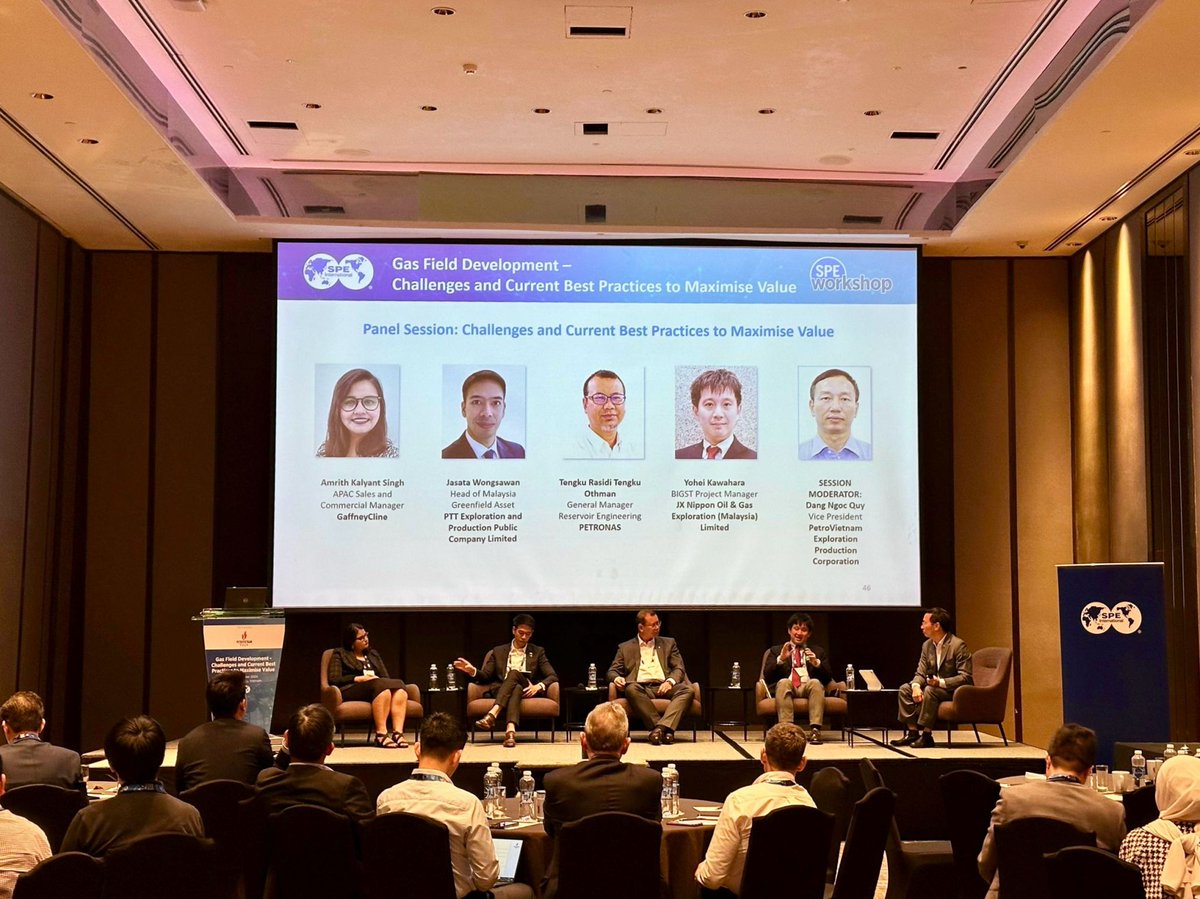 SPEtweets's tweet photo. 🎯 Collaboration in action! The SPE Gas Field Development Workshop in Vietnam brought together delegates, operators, and experts from 6 countries for impactful discussions on energy innovation, gas field development, and sustainability.
#SPEWorkshop https://t.co/QbhsWFCBoj