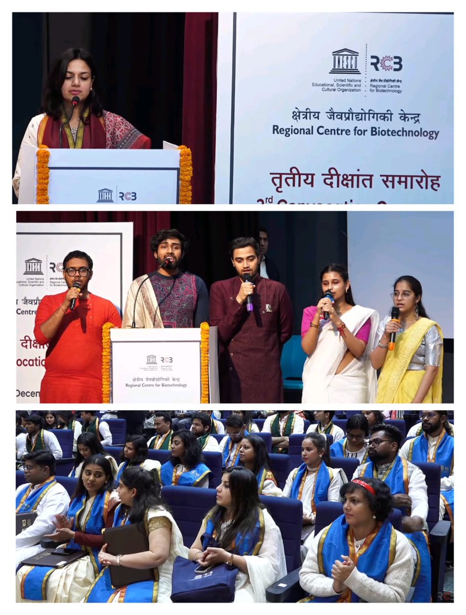 unescorcb's tweet photo. 93 students were awarded their MS and PhD degrees on the 3rd Convocation Day of RCB.

Some glimpses from the ceremony.

#PhD #MS #ConvocationDay2024 #RCBConvocationDay https://t.co/SefogdmQoB