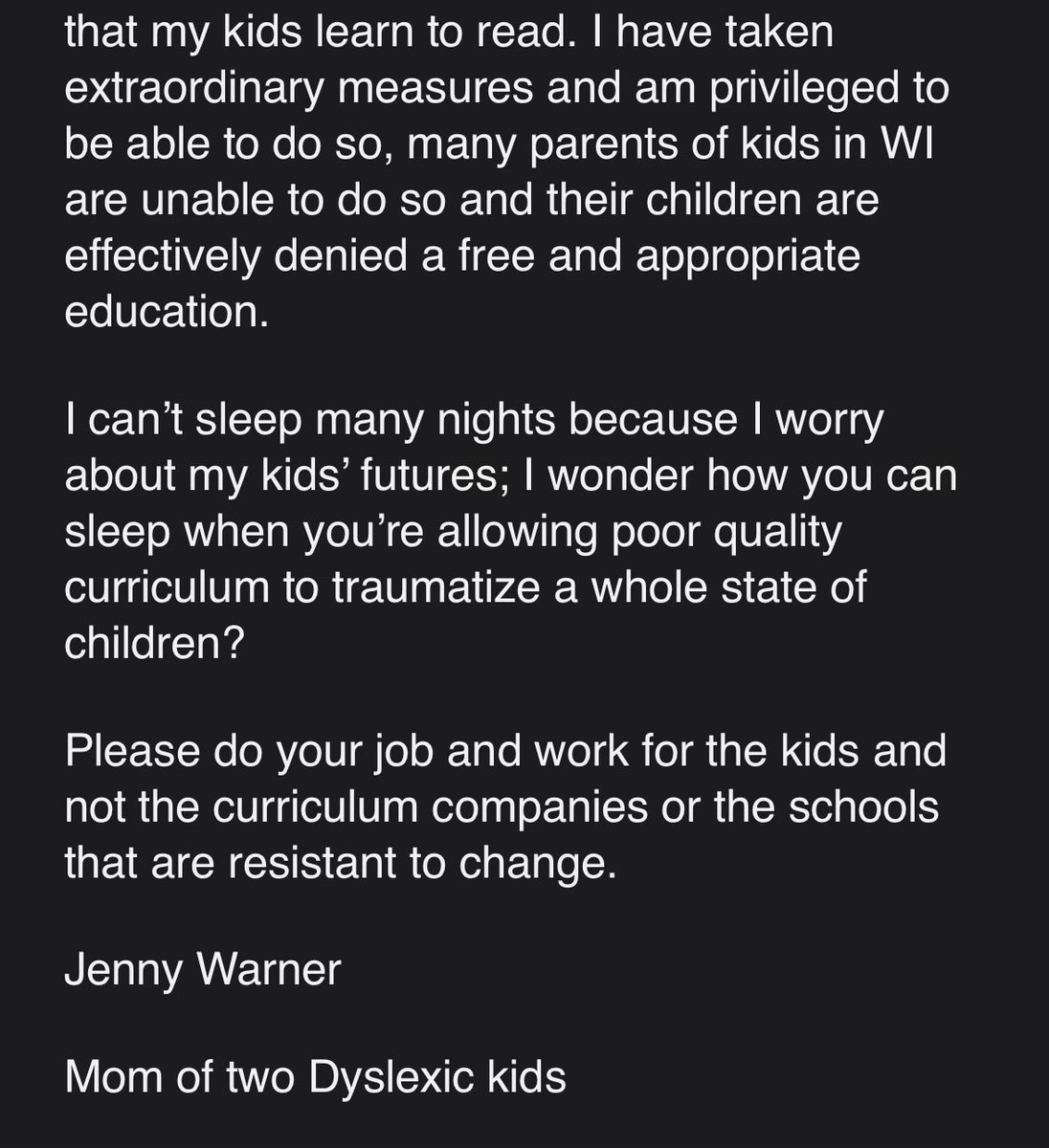 Jenny Warner tweet media