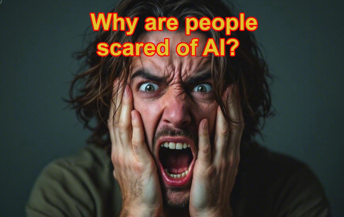 AIPlotTwists's tweet image. Why are people scared of AI?

In this video, we explore a common question: Why are people afraid of AI? We asked AI itself to provide some insight, and it shared 10 key reasons why people might be wary of the technology.
youtu.be/oC5q8-JOheU