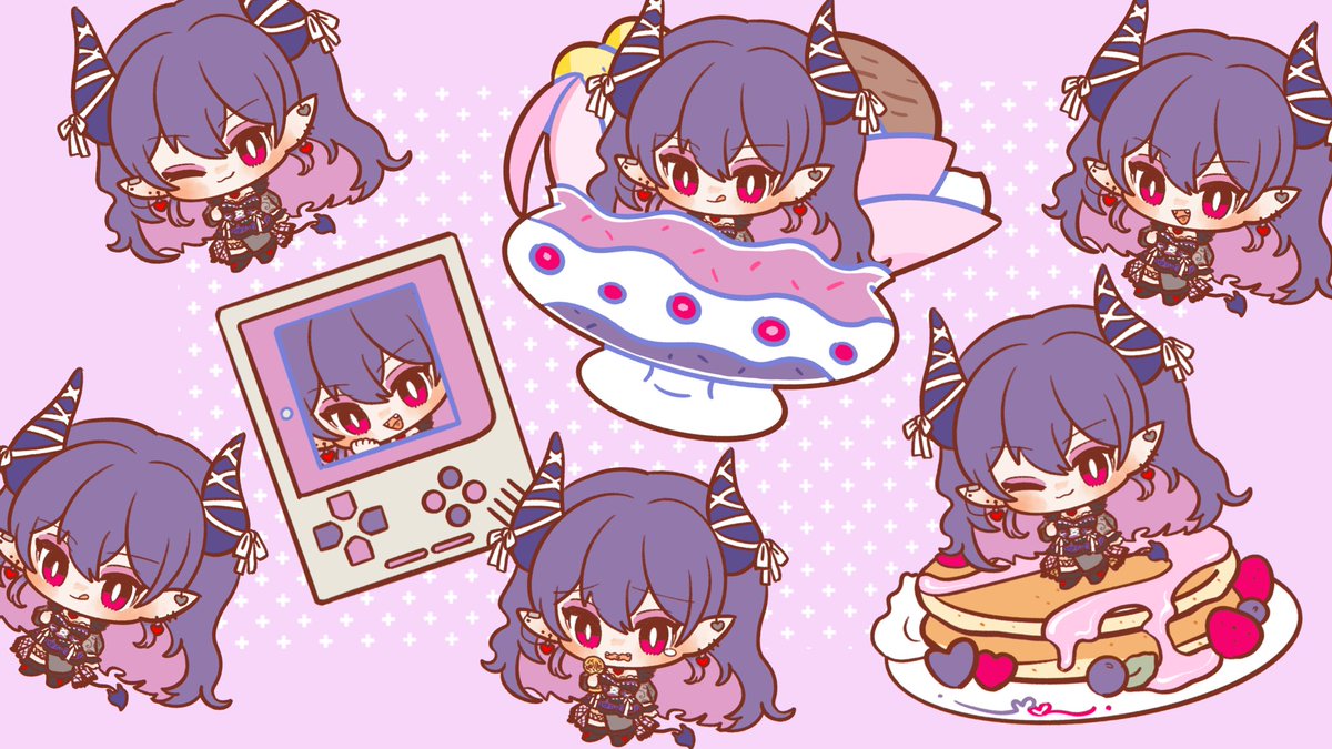 baehiino's tweet photo. if you’re craving sweets, it’s probably bc of me :^) 🖤
🎨: #3punkyou
#demonvt #vtuber https://t.co/xYmWXBjDLS