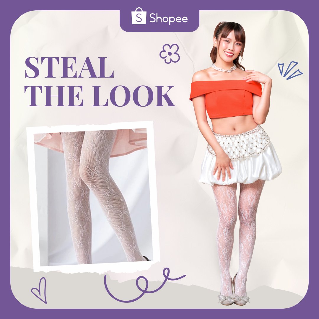 ShopeePH's tweet photo. As a coquette girly, @bini_maloi 's delicate floral white stockings bring a soft yet trendy touch to an outfit ๐ธโจ
๐๏ธ Steal Maloi's look on #ShopeeStyles now: https://t.co/7G6eSJciKC
#ShopeexBINI
#NaNaNasaShopeeNaAngBINI https://t.co/u7iezOftQj