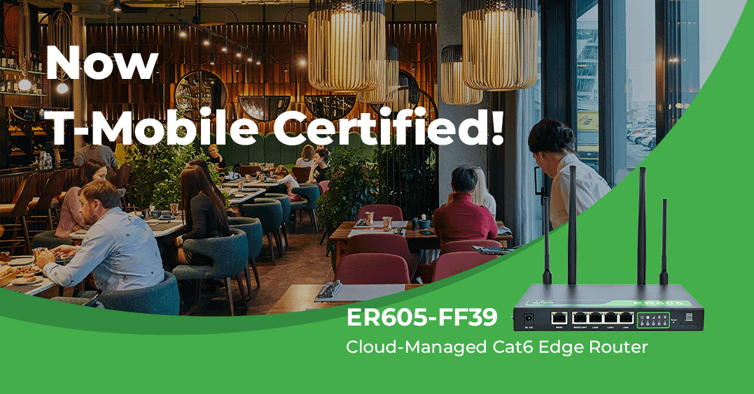 InHandNetworks's tweet image. 🎉 The ER605-FF39 Cat6 Router is Now #TMobile Certified!
✅ LTE Cat6 with Gigabit Ethernet &amp;amp; Wi-Fi
✅ Quick SD-WAN #branchnetworking
✅ Robust security &amp;amp; cloud-based management
Empowering businesses with secure, flexible Internet #connectivity.
inhand.com/en/company/new…