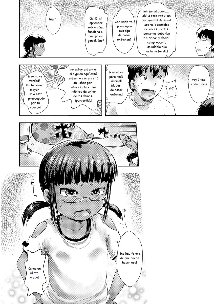 RizeTedeza01's tweet photo. Uchi no Imouto wa Toilet ni Ikanai - My Little-Sister Cant Use The Toilet
Autor: Yam
Sinopsis:
Generos: Loli, Tanlines, Small Breasts, Incest, Glasses, Sister
Nro de paginas: 18 paginas
Idiomas: español https://t.co/fWOn9Qa0ls