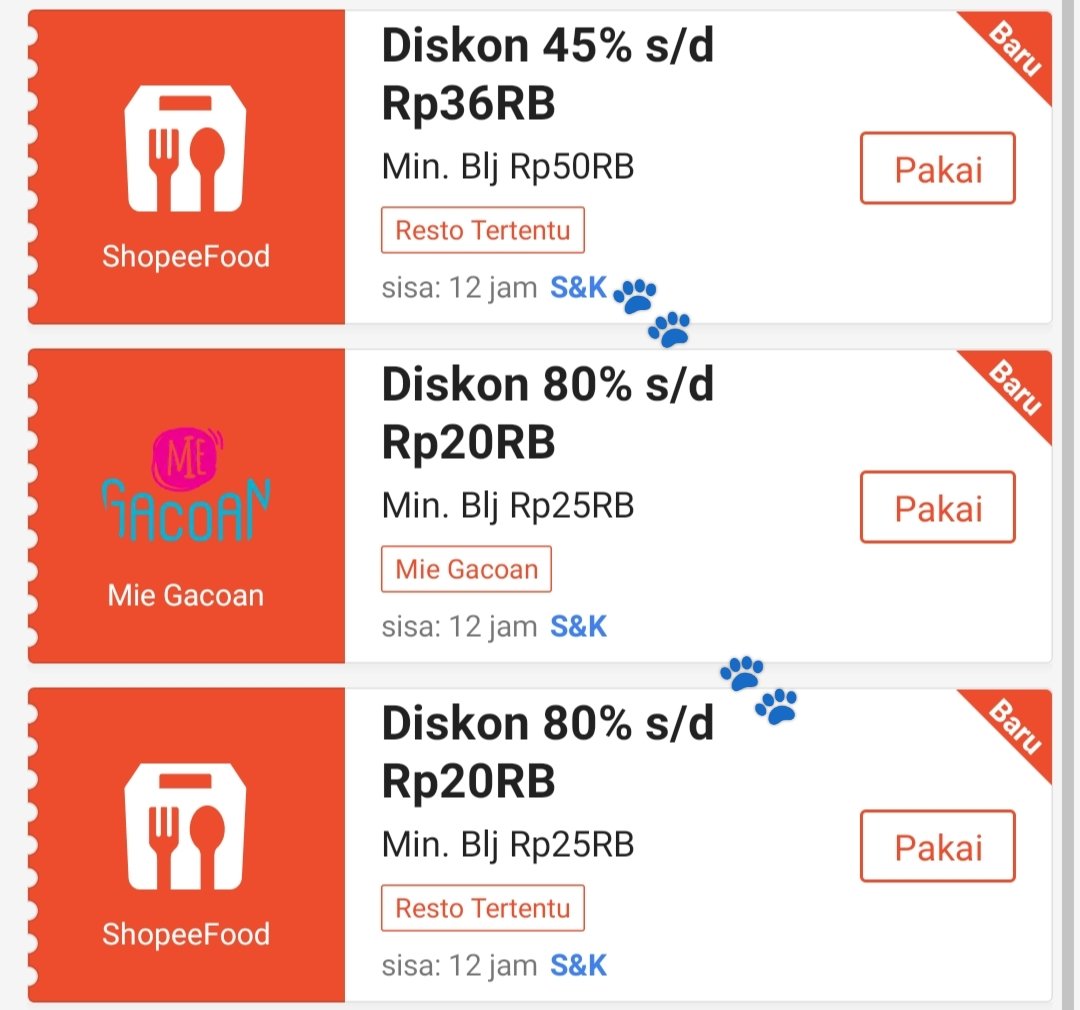 mnurana_'s tweet photo. Voucher diskon murah shopeefood live

- Diskon s/d 100%, 80%, dan 45%

Klaim di sini, caranya: masuk ke live lalu klik banner pojok kanan atas👇
https://t.co/Pnfd8kZAM6 https://t.co/L4EAVmEbSz