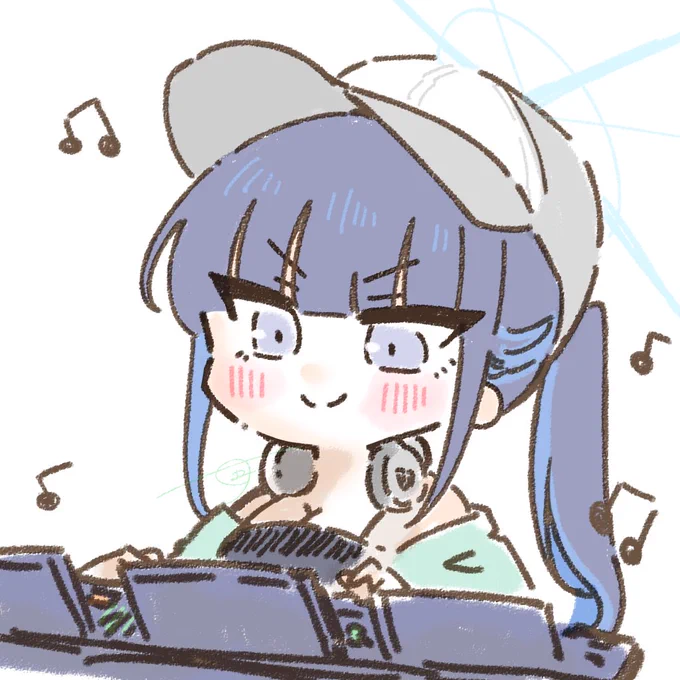今年も終わりが近いから今年描いたお気に入りの絵をあげていく。まずはブルアカから 