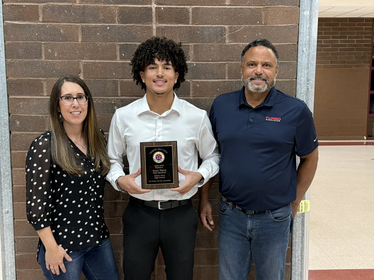Isaac Price (@isaacpriceaz15) on Twitter photo I’m grateful to have been selected as a Tempe All-City Wide Receiver! Thank you to all of my coaches and family for shaping me into who I am today!
<a href="/DVThunderFB/">Desert Vista Football</a> <a href="/Coach_Mac70/">Jake McSpadden</a> <a href="/1MAN_EyELaND/">Axel Ofori Jr.</a> <a href="/oydsports/">@oydsports</a> <a href="/eagle88me/">Coach Holliday</a> <a href="/Jles9/">Jordan Leslie</a> I’m grateful to have been selected as a Tempe All-City Wide Receiver! Thank you to all of my coaches and family for shaping me into who I am today!
<a href="/DVThunderFB/">Desert Vista Football</a> <a href="/Coach_Mac70/">Jake McSpadden</a> <a href="/1MAN_EyELaND/">Axel Ofori Jr.</a> <a href="/oydsports/">@oydsports</a> <a href="/eagle88me/">Coach Holliday</a> <a href="/Jles9/">Jordan Leslie</a>