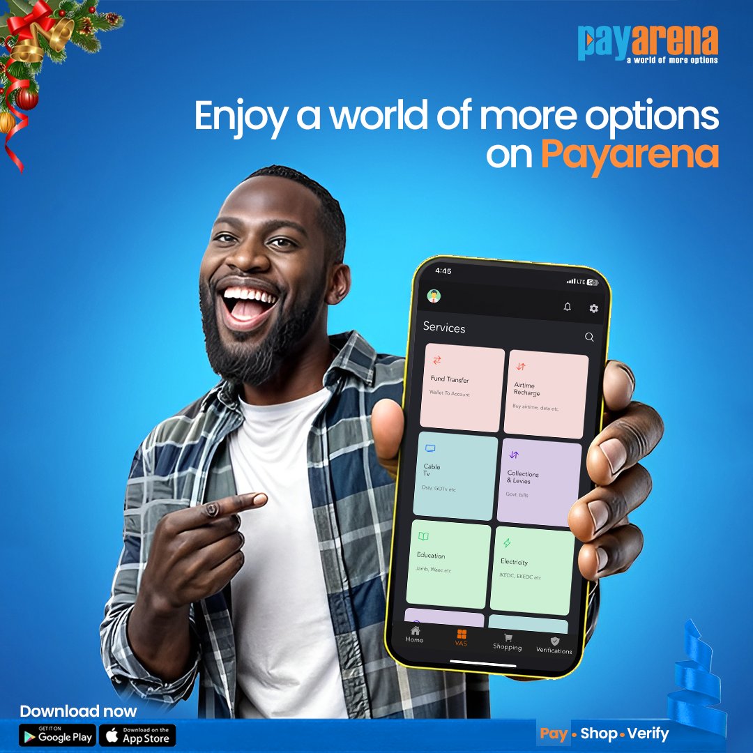 Payarenang's tweet photo. Treat yourself to the best this season and enjoy the freedom to choose!
Live life with more options on Payarena.
#EnjoyTheSeasonWithPayarena #Payarena #Moreoptions https://t.co/JGlJN794Vg