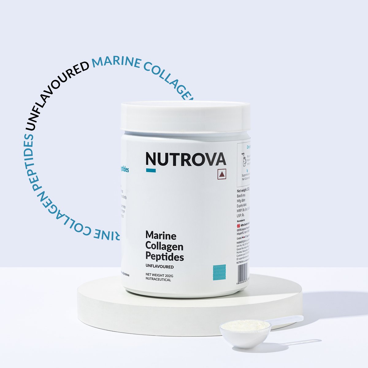 Nutrova's tweet photo. Introducing the newly launched Nutrova Marine Collagen Peptides - unflavoured, with no fishy taste or smell, and easily mixable into any beverage.

Opt for 1 scoop daily to support hair, skin, and nail health, or 2 scoops for gut and joint health. https://t.co/pFSDCtwEv2