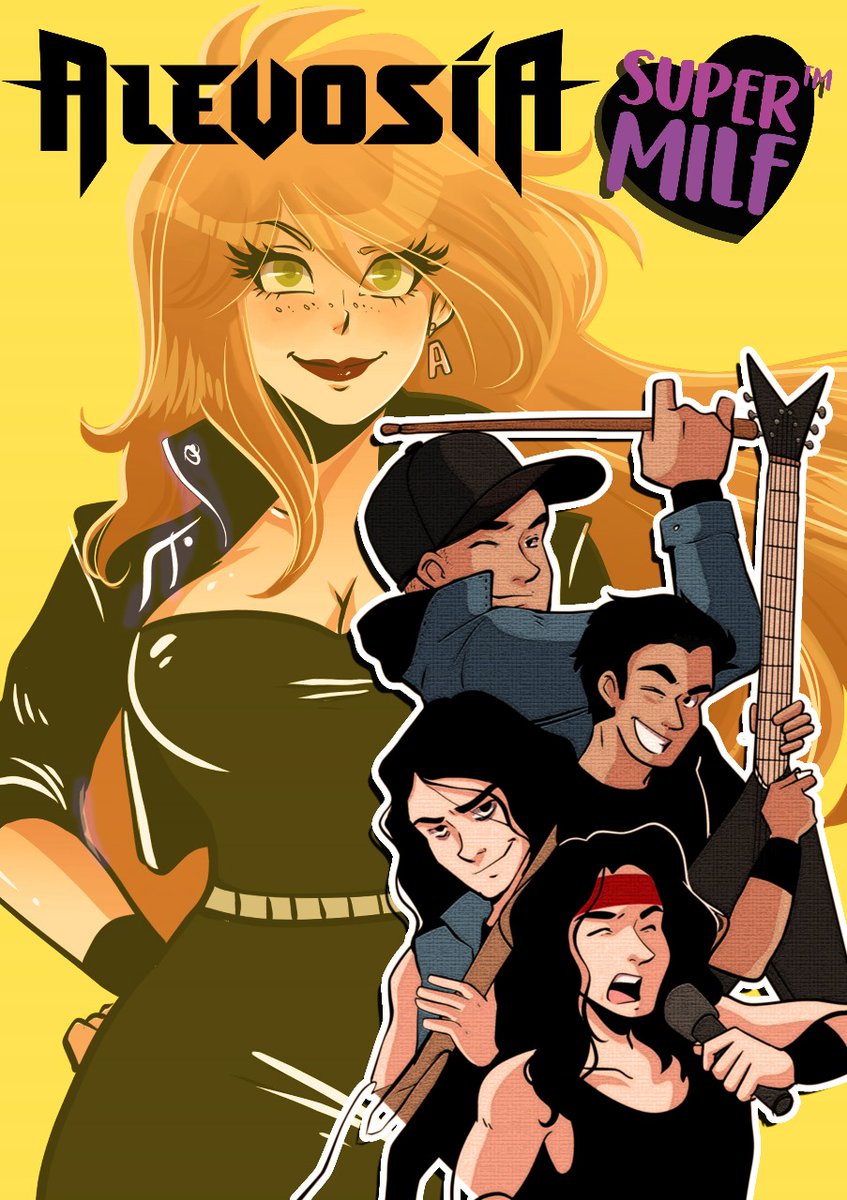 SuperMilfComic's tweet photo. Comisión para el grupo Alevosía. https://t.co/9HDzbnyabO