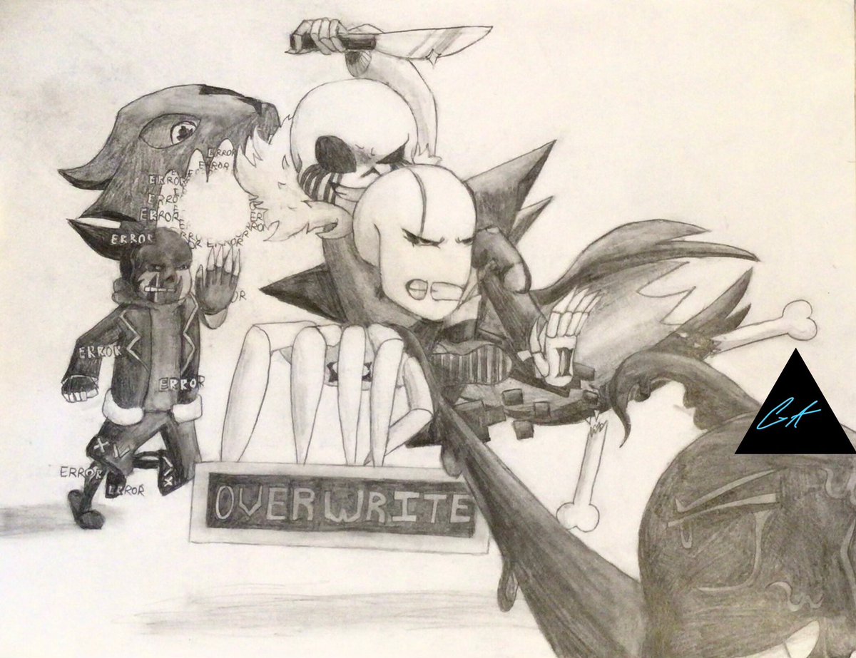 GanepAnimaker's tweet photo. Todayโs drawing! Whoโs missing?
#killersans #sans #gasterblaster #errorsans #xgaster #xtalegaster #xtale #undertale #undertaleAU #nightmaresans #underverse #undertalefanart #sansundertale #gaster #gasterundertale #underversefanart https://t.co/Qd6bRyWhNc