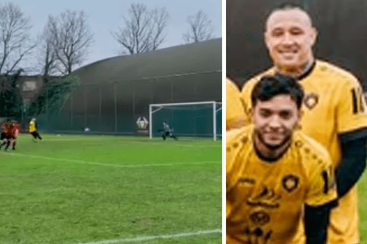 nlsportnieuwsnl's tweet photo. VIDEO. Hij kan het nog steeds: Radja Nainggolan knalt strafschop in de winkelhaak, maar kan bekerexit van amateurploeg niet voorkomen - #Sport #Sportnieuws #Voetbal #Voetbalnieuws - https://t.co/tNync4TpAg - https://t.co/zt4VKITMJo https://t.co/QYCqWCOzGe