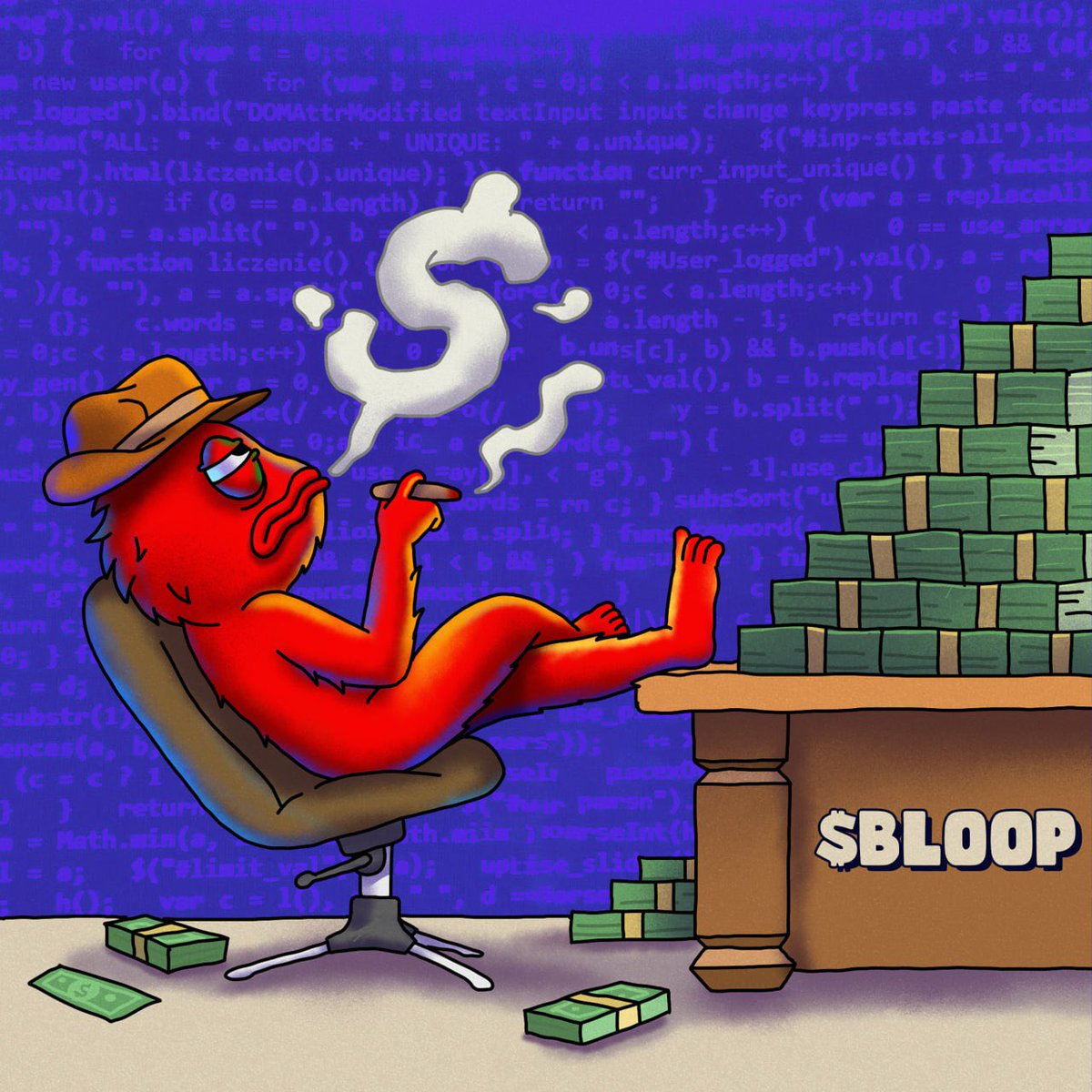 bloop_ETH's tweet image. Stacks on stacks, vibes on autopilot. $BLOOP makin’ it look easy while the paper keeps rollin’ in. Sit back, light up, and let the gains work.