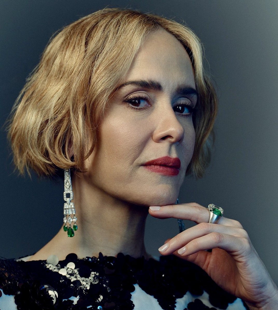 AHSZone's tweet photo. Happy Birthday to Emmy® Award winner Sarah Paulson! The legendary “American Horror Story” actress turns 50 years old today. https://t.co/3VzfVNnvwM
