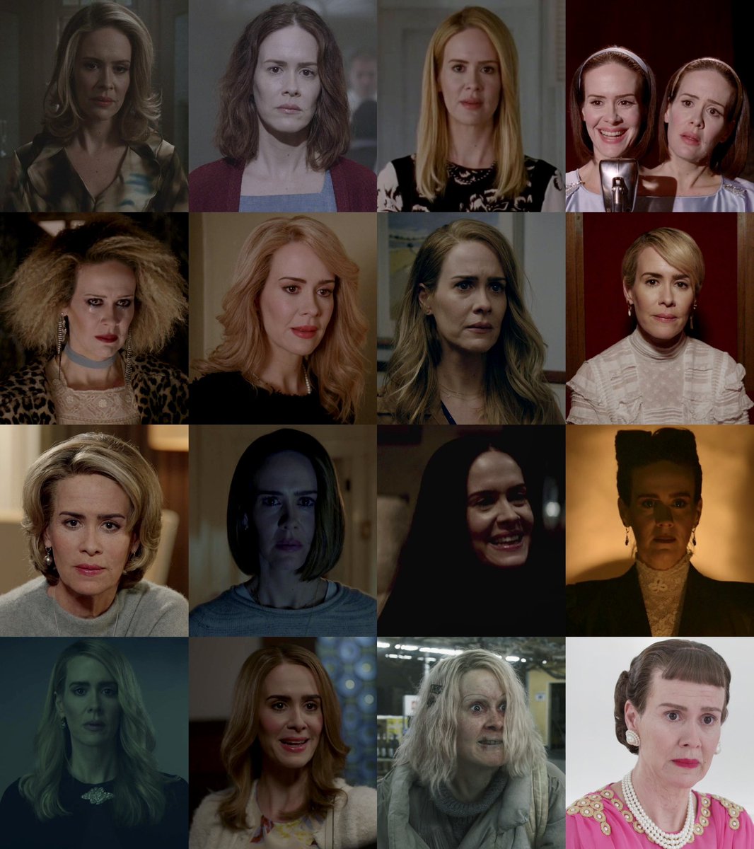 AHSZone's tweet photo. Happy Birthday to Emmy® Award winner Sarah Paulson! The legendary “American Horror Story” actress turns 50 years old today. https://t.co/3VzfVNnvwM