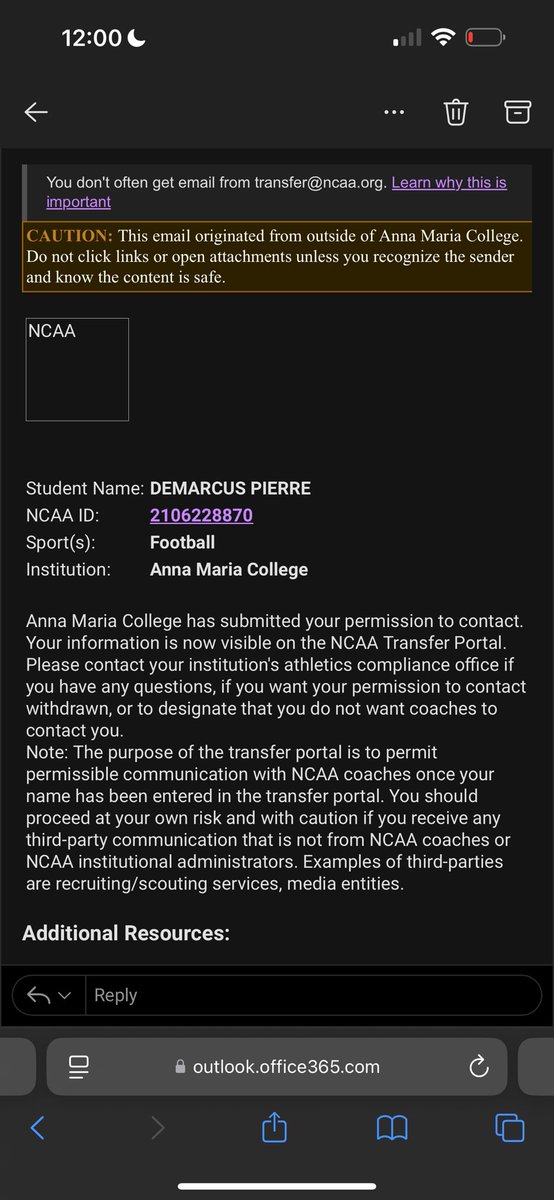 Officially in the transfer portal with 3 years of eligibility left