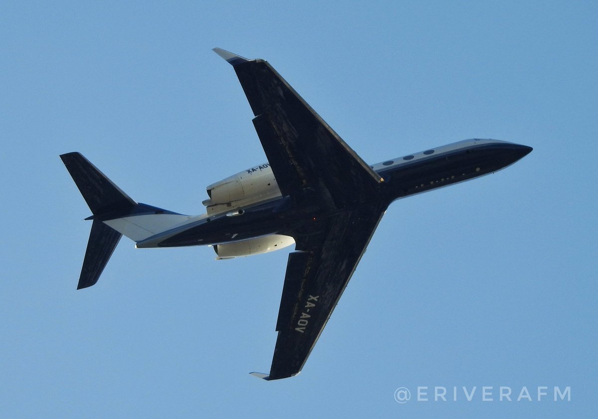 assal_sv's tweet photo. Gulfstream IV XA-AOV saliendo de MSSS #spotter #spotters #avgeek
Fotografías de @eriverafm https://t.co/2348eMNg5S