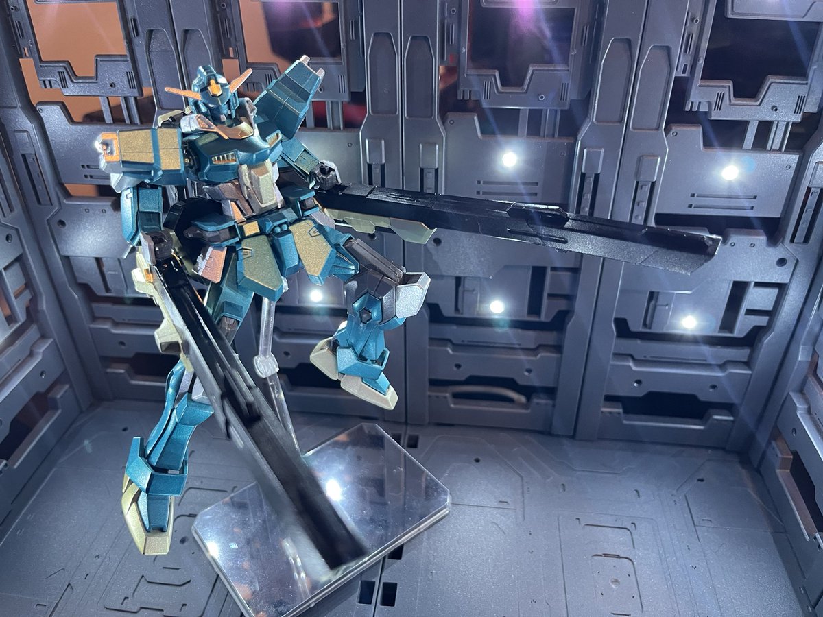 Finished working on this one. May not have had time to stream but kept building. The Azure Buster Gundam MK II  Nuclear Bombardment System! 

The updated version of my original custom for myself.