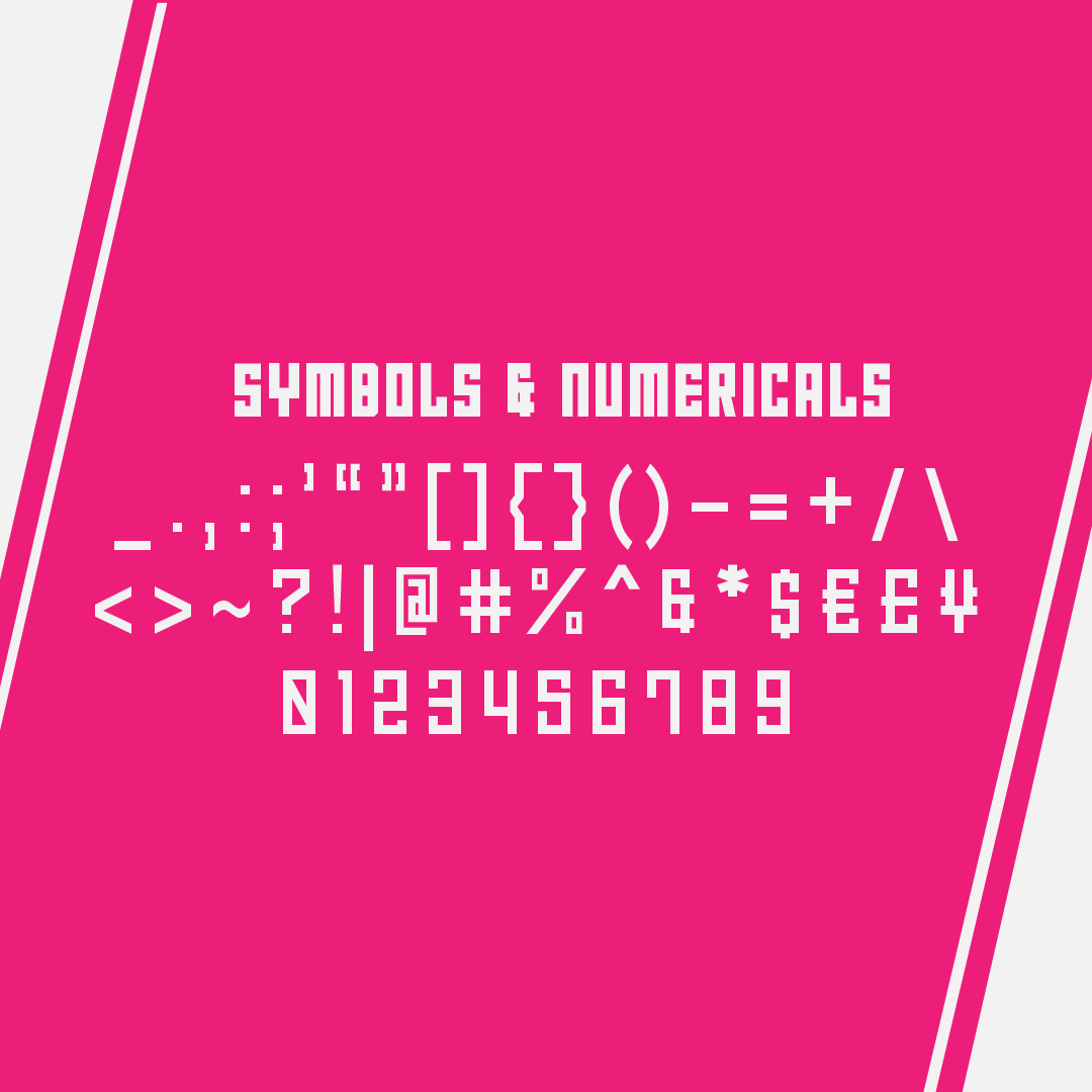 lukmanbp's tweet photo. Bring your designs into the futuristic sci-fi world with ARDOR.

The futuristic sci-fi square sans serif display font that combines the simplicity and precision of futuristic and modern design philosophy in its appearance.

PURCHASE LINK BELOW:

https://t.co/ye34BpB14K https://t.co/T9tckfELNJ