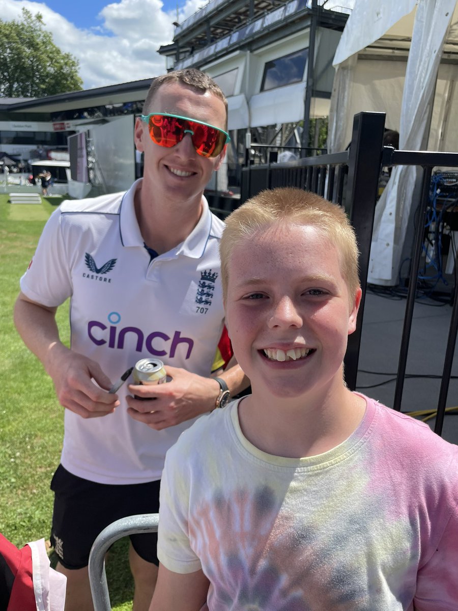 Yeah England lost, but 1 year on from this lad being admitted to hospital for a grim Xmas 2023, very fortunate and grateful to be in Hamilton and tick off a bucket list item of seeing England play away. Batted this tour <a href="/Harry_Brook_88/">Harry Brook</a> 🏏