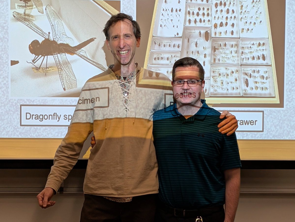pupating's tweet image. Andrew Bradford triumphantly returns to complete his master&apos;s... about natural history collections and curating for research and educational purposes. Andrew helped to resurrect a dilapidated, abandoned insect collection into one that is now a valuable and dynamic resource.