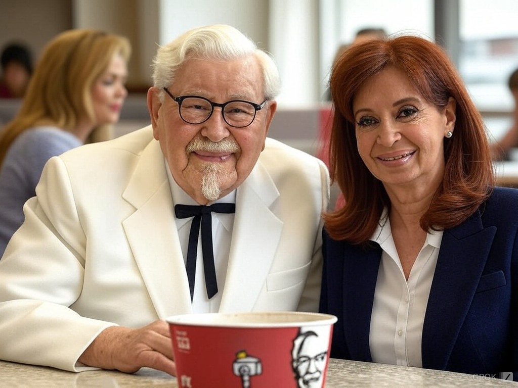 bautiriera's tweet photo. Nadie:

Absolutamente nadie:

Yo con insomnio y una IA: CFK y KFC https://t.co/XgyXpjFSNF