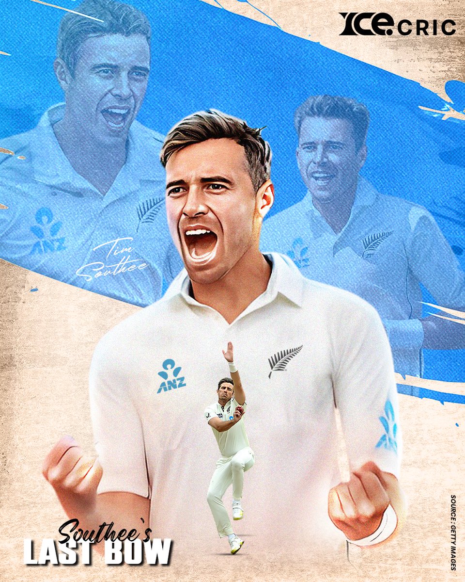 icecric_news's tweet photo. Southee says goodbye, but his magic will never fade. 🏏✨
📷 : Getty Images
Disclaimer: Photo belong to original creators. Shared for info only. No profit intended. DM for removal.
.
.
.
#LastBow #TimSouthee #test #cricket #fyp #explorepage #Indiancricketteam #icecricnews https://t.co/FFE4X9FLZV