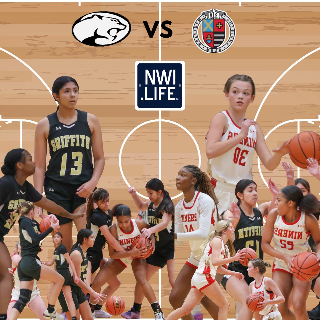 🏀 Just in case you missed it, Andrean and Griffith faced off in an intense 2024 girls’ basketball showdown this weekend! 🔥 #GirlsBasketball #GameDay

<a href="/GHSBlackandGold/">Griffith High School Athletics</a>   | <a href="/andrean59ers/">Andrean 59ers</a>