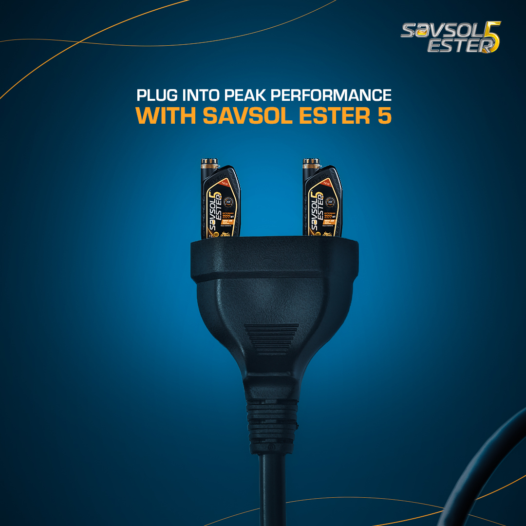 Savsol_Official's tweet photo. No matter the road ahead, keep your engine powered and ready to perform. Savsol Ester 5 gives you the charge to go the extra mile—smoothly and effortlessly.
#AbKaunRokega #SavsolEster5 #Savsol #Ester5 #SmoothRides #EngineProtection #Engine #EngineOil #BikeEngine #BikeEngineOil https://t.co/WYPwCU1NyU
