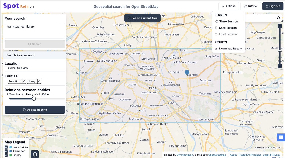 cyb_detective's tweet photo. Find That Spot

A tool that allows to search the map for objects that match a text description.

Based on OverPass Turbo, but does not require knowledge of query language, works faster and with large areas.

https://t.co/u8yjUMNt0s

Creator @dw_innovation 

#osint #geoint https://t.co/XjVIWbeiMJ