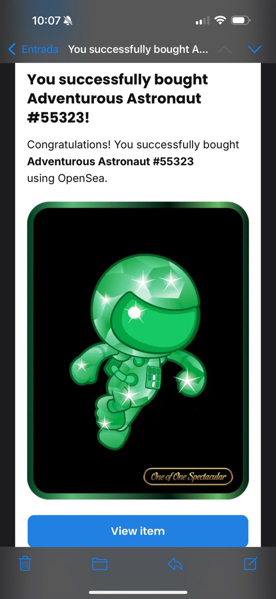 ROMULOETH's tweet photo. Love my Astro spec Emerald! Welcome to  my astro crew!! https://t.co/EnbNZQ9JrC